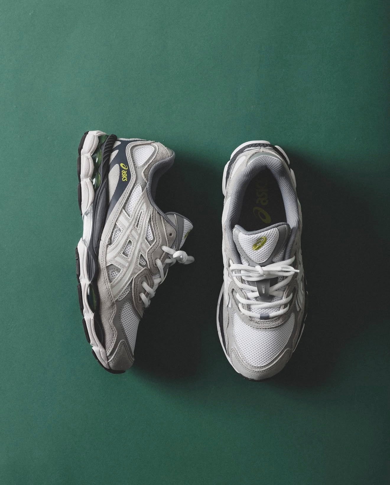 Asics Gel NYC Grigio Bianco Verde Unisex (CODC2)