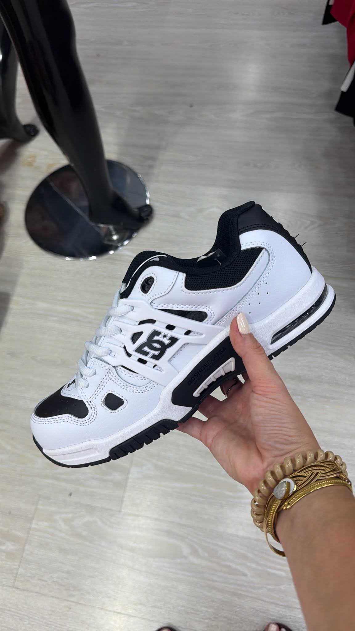 Scarpe DC White Black