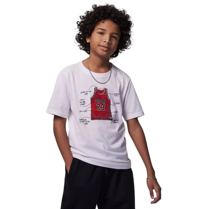Nike Jordan Practice Flight White Junior T-shirt
