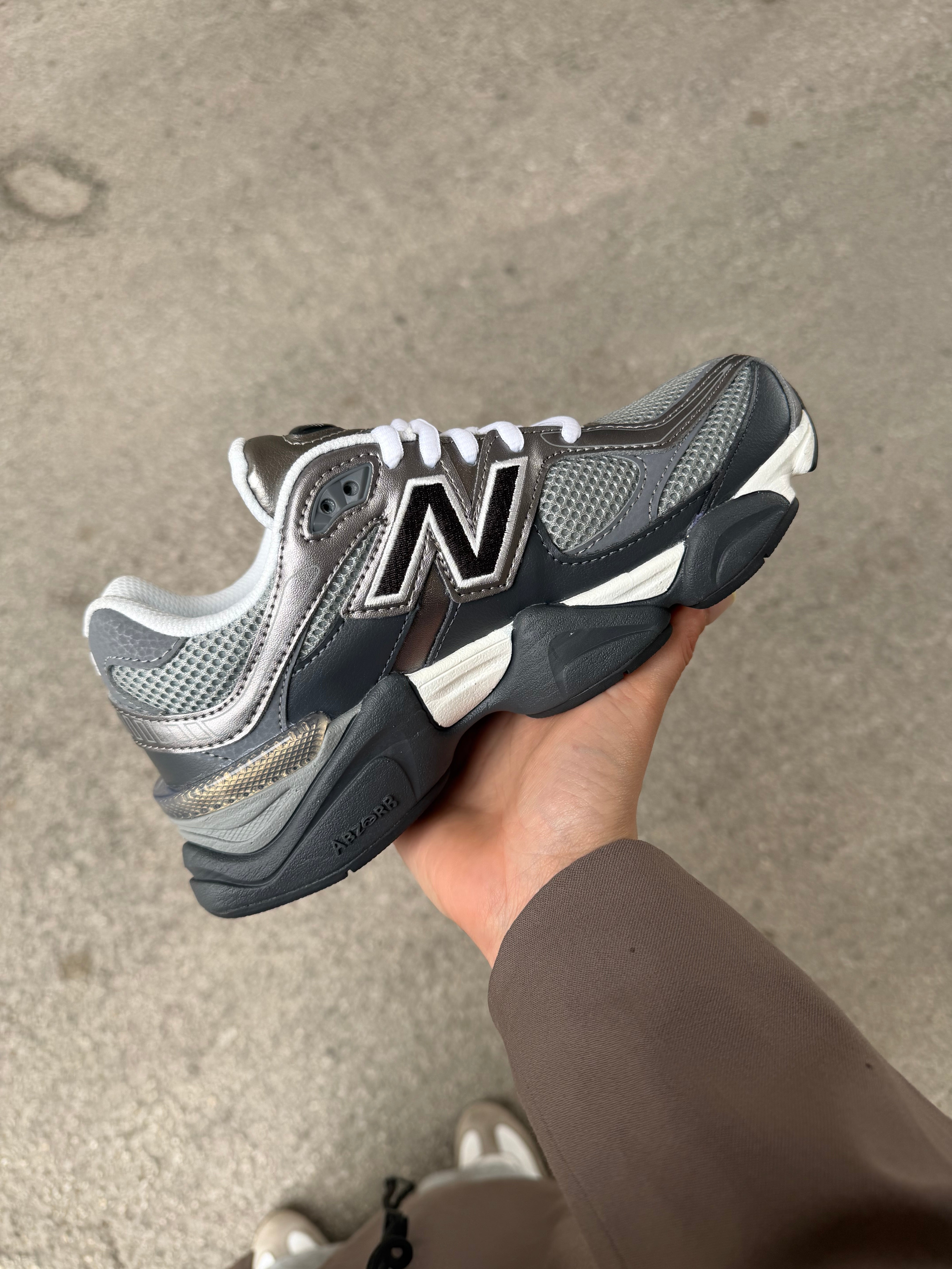 New Balance J 9060 Chrome Grey (COD38E1)