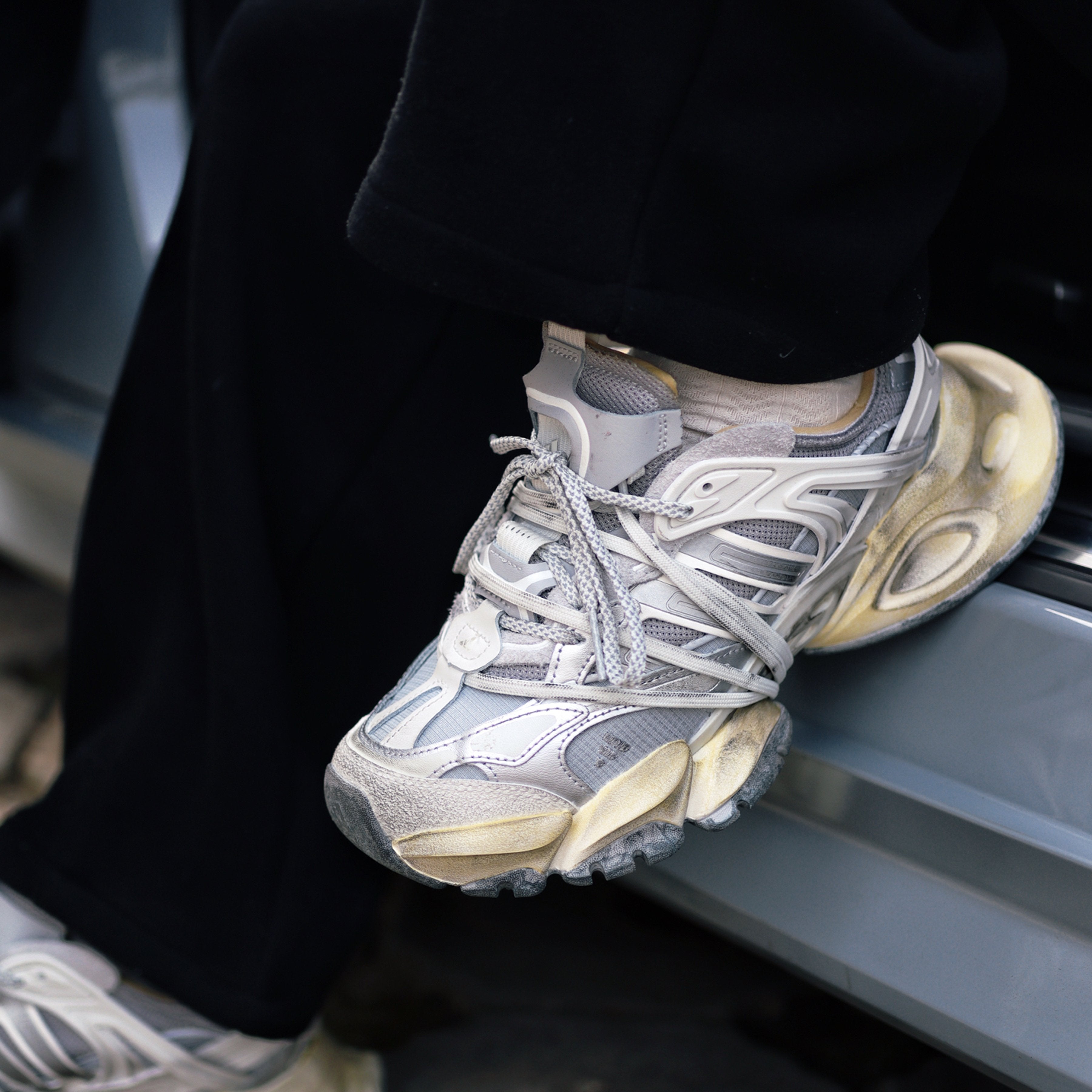 Adidas XLG Runner Deluxe Grey Metallic Silver (COD41A)