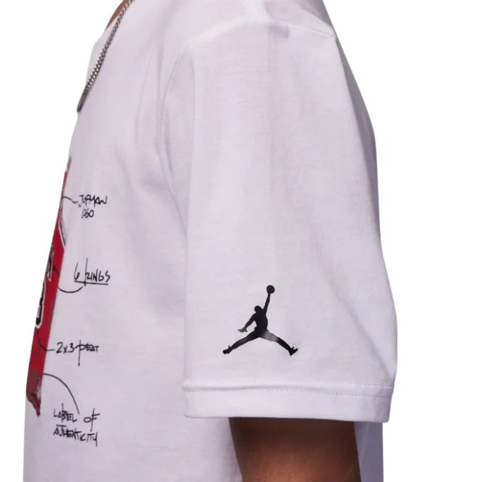 Nike Jordan Practice Flight White Junior T-shirt