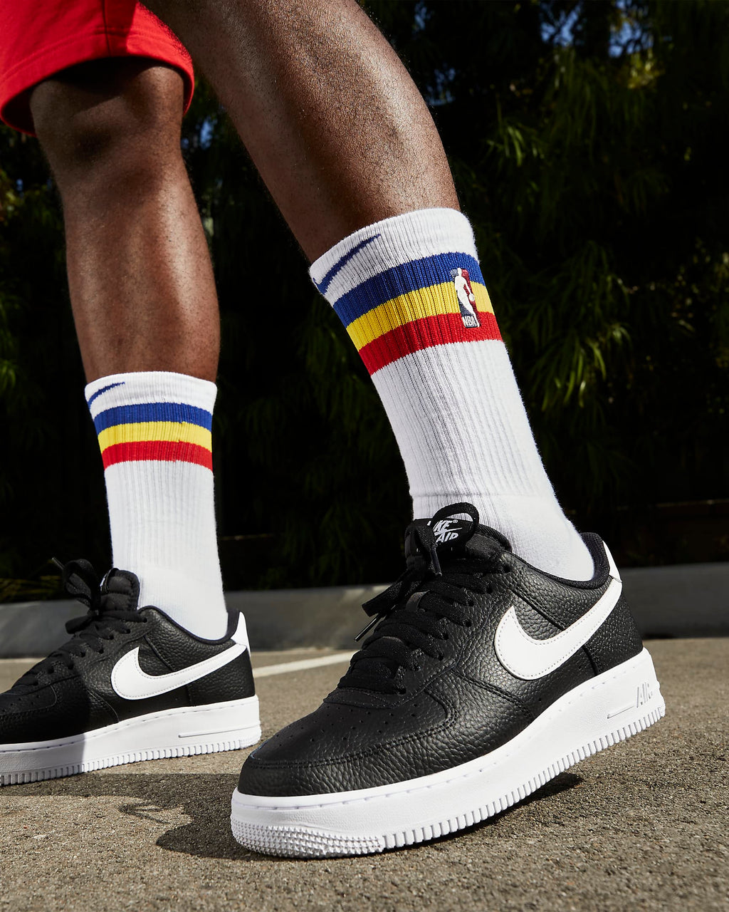 Air force 1 black white online