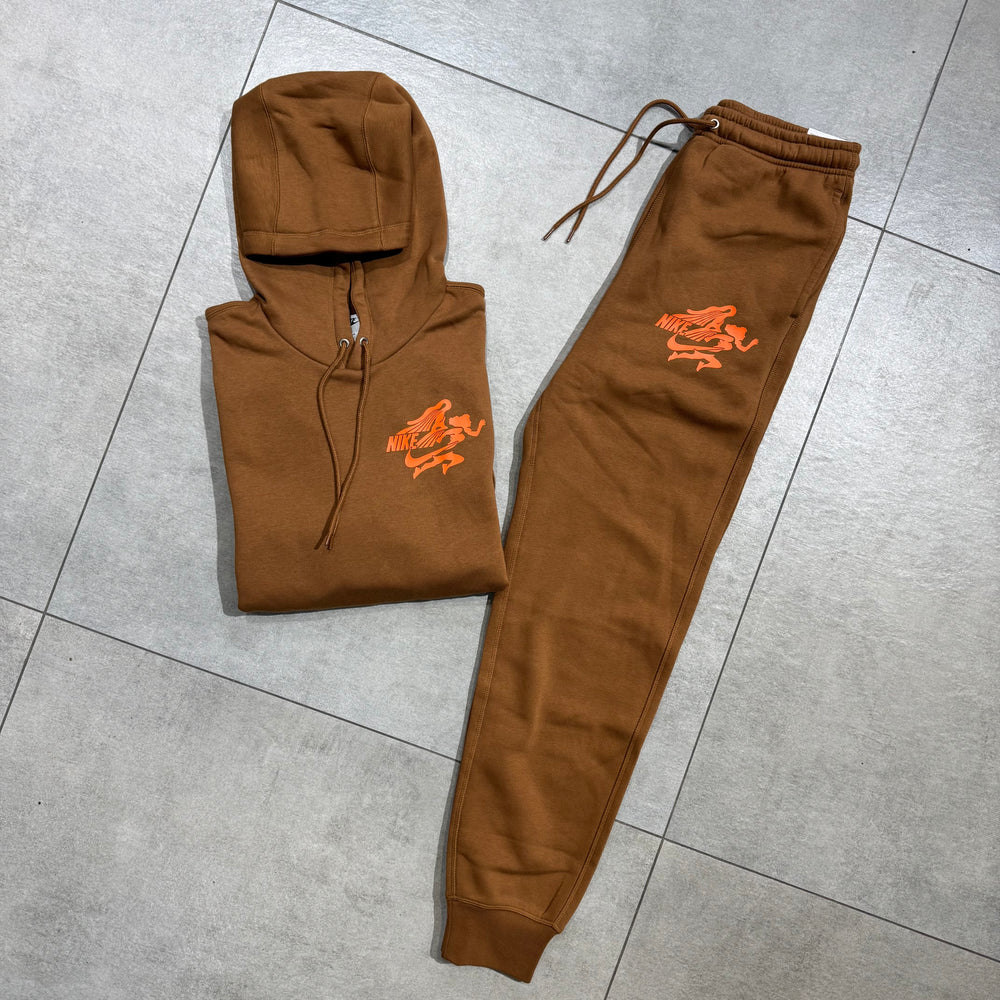 Nike TUTA completa in pile Camel