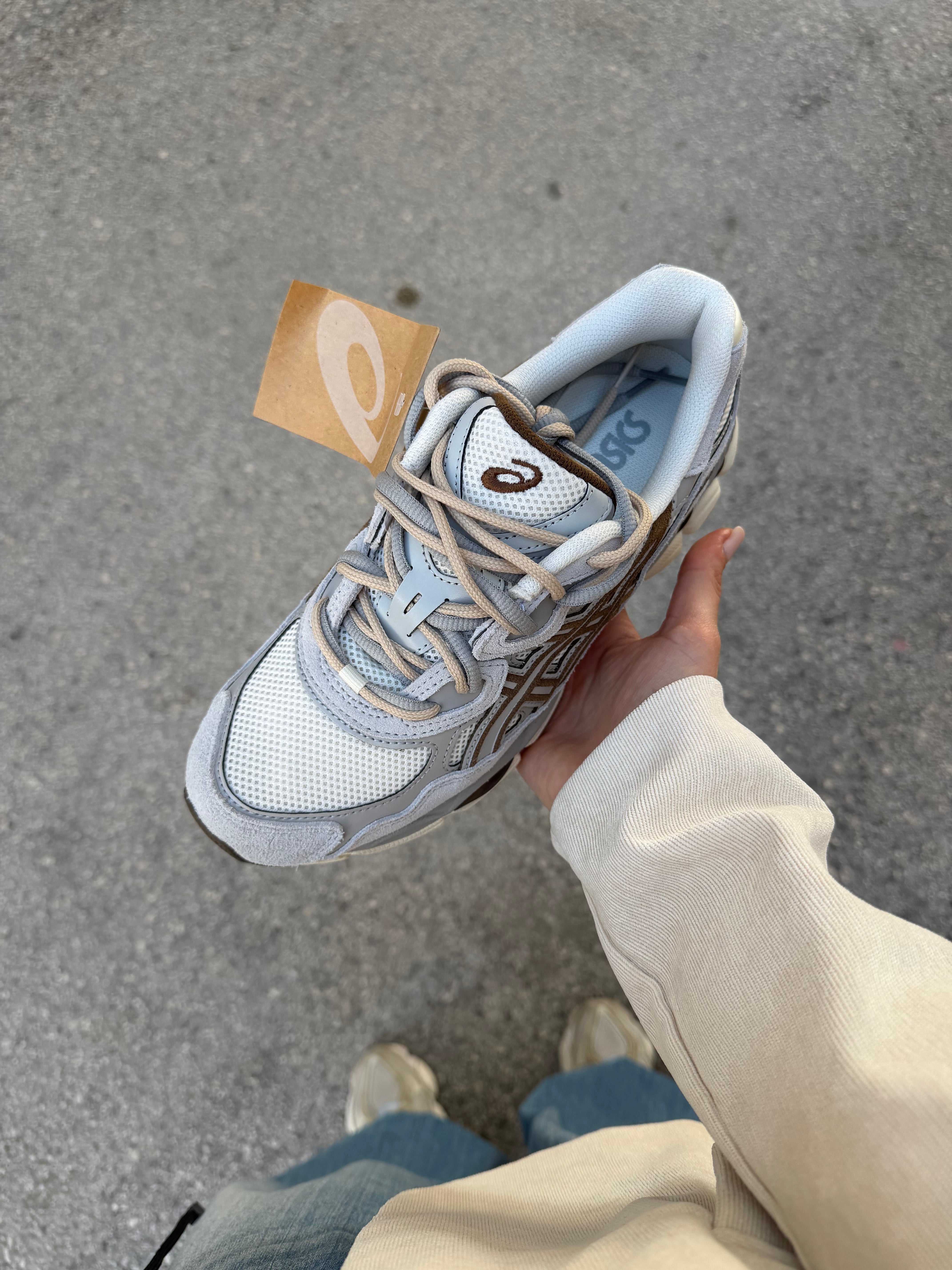 ASICS Gel-NYC - Cream/cement Grey (CodC5B)