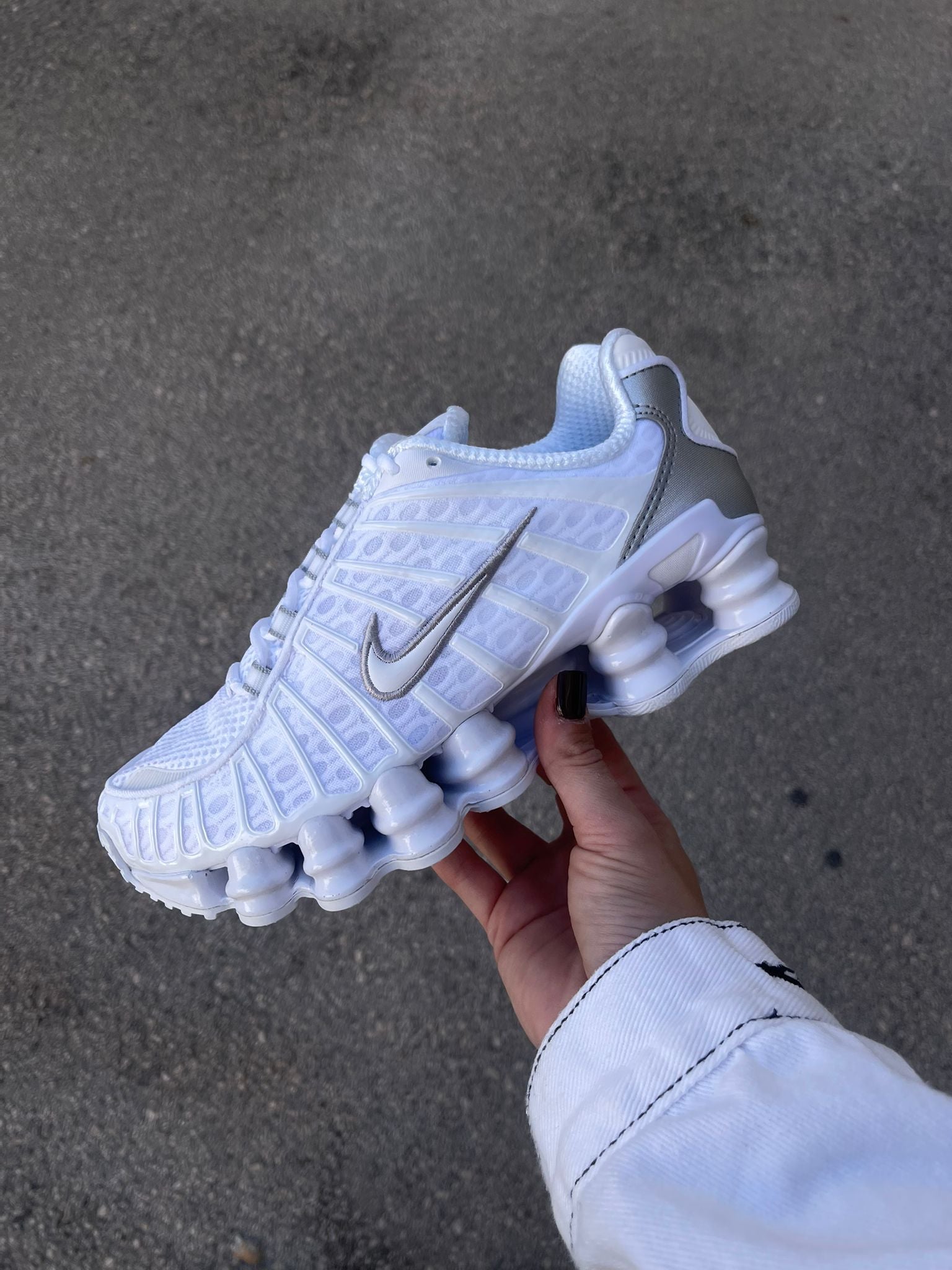 Nike Shox TL 'White\Silver' (COD44)