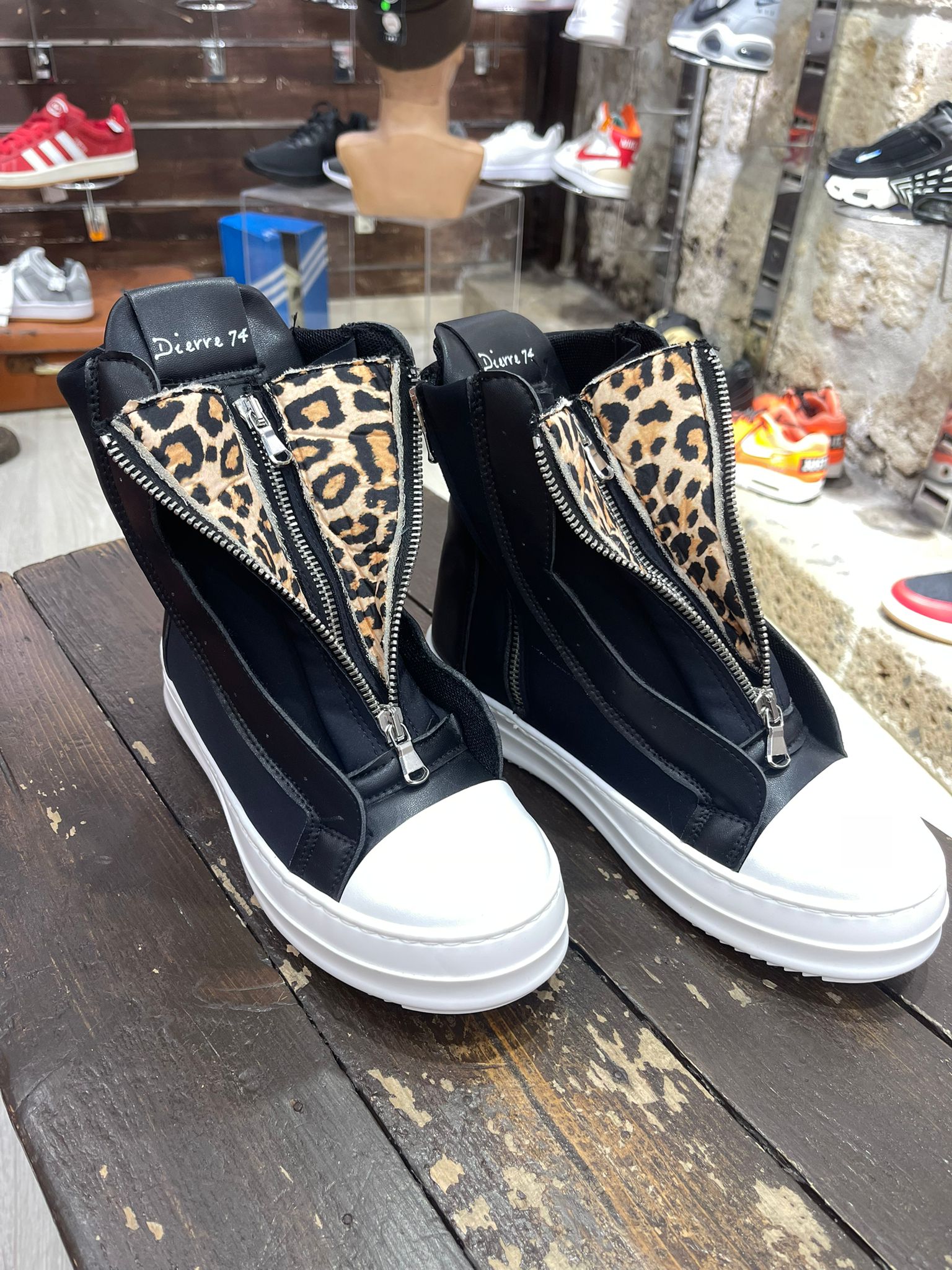 DIERRE74 ARES ZIP UNISEX LEOPARD