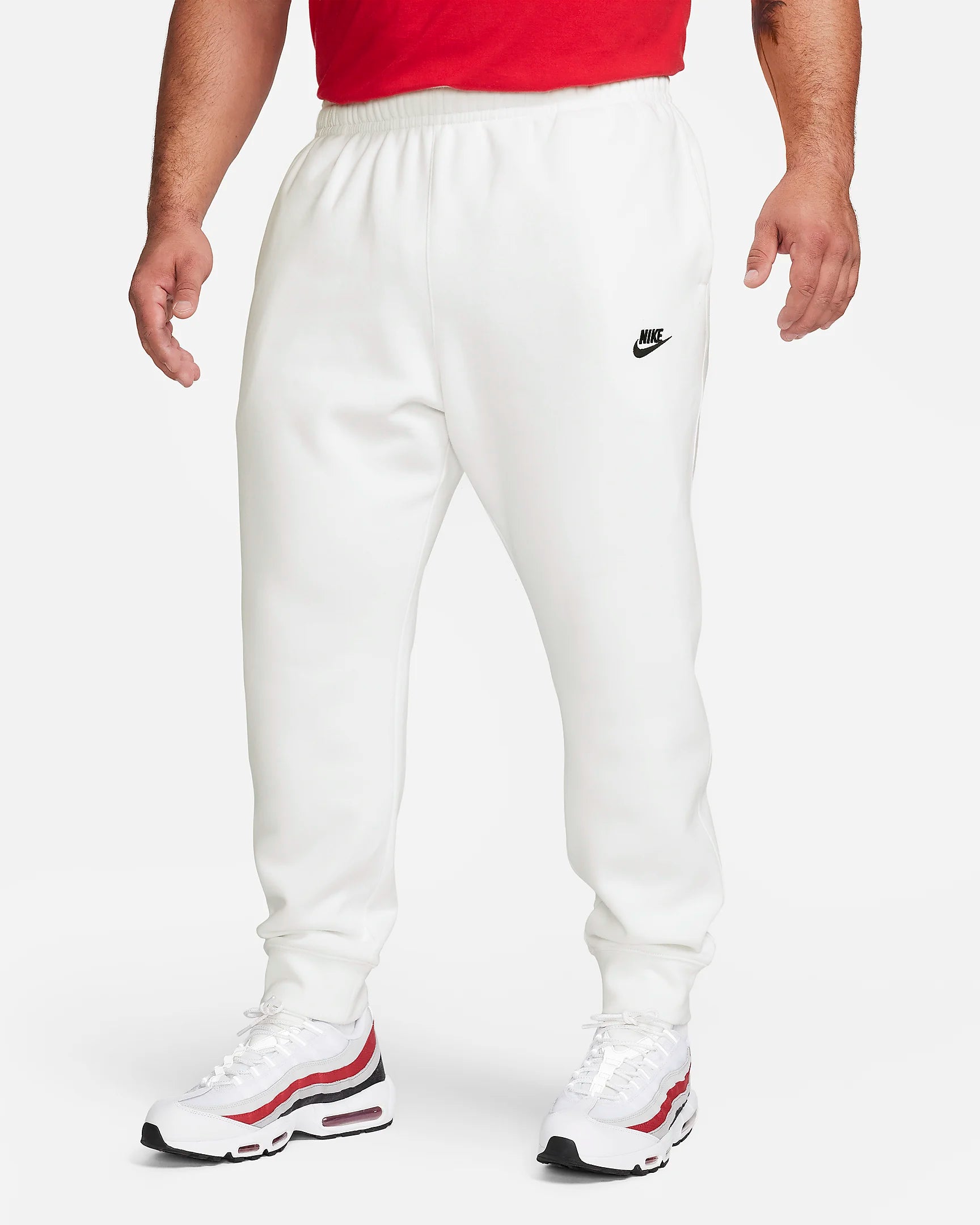 Pantaloni jogger Nike white