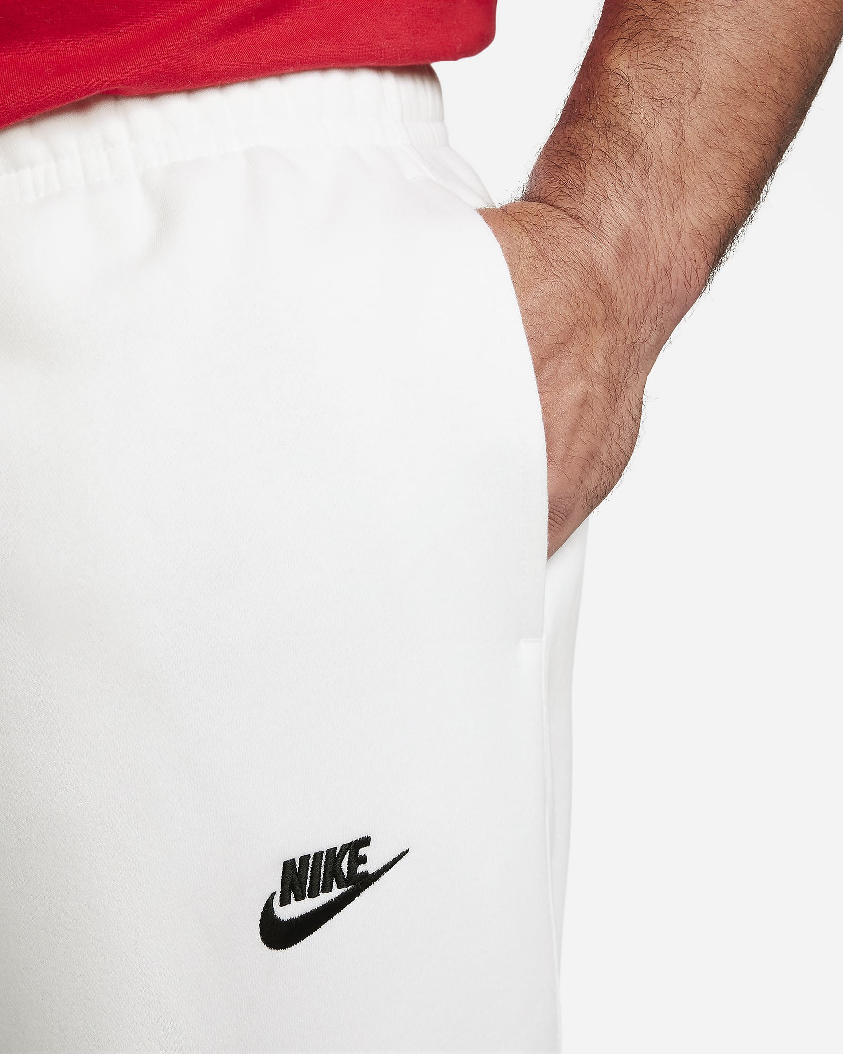 Pantaloni jogger Nike white