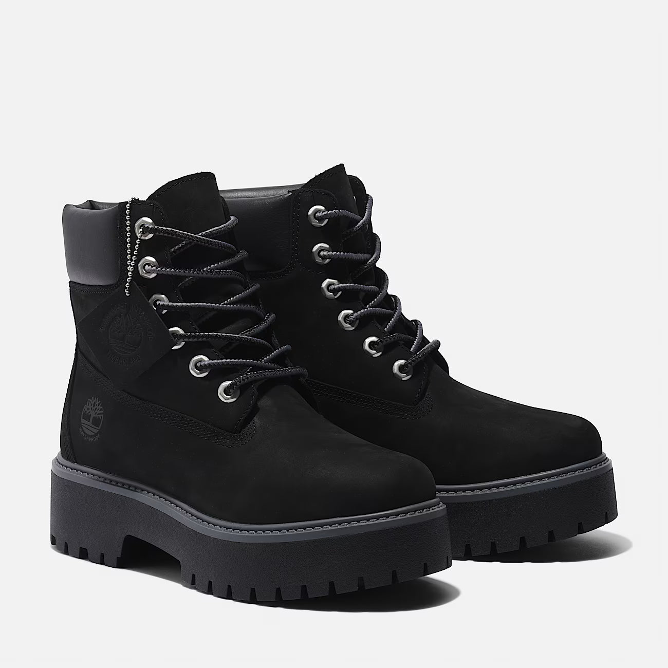 Timberland Stivaletto Platform Stone Street Nero TB1A5RHJ 015