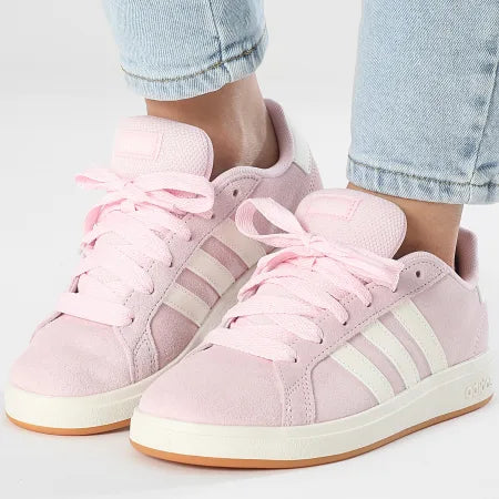 Sneakers Donna Grand Court 00s K JP5895 Rosa Chiaro Off White Gomma