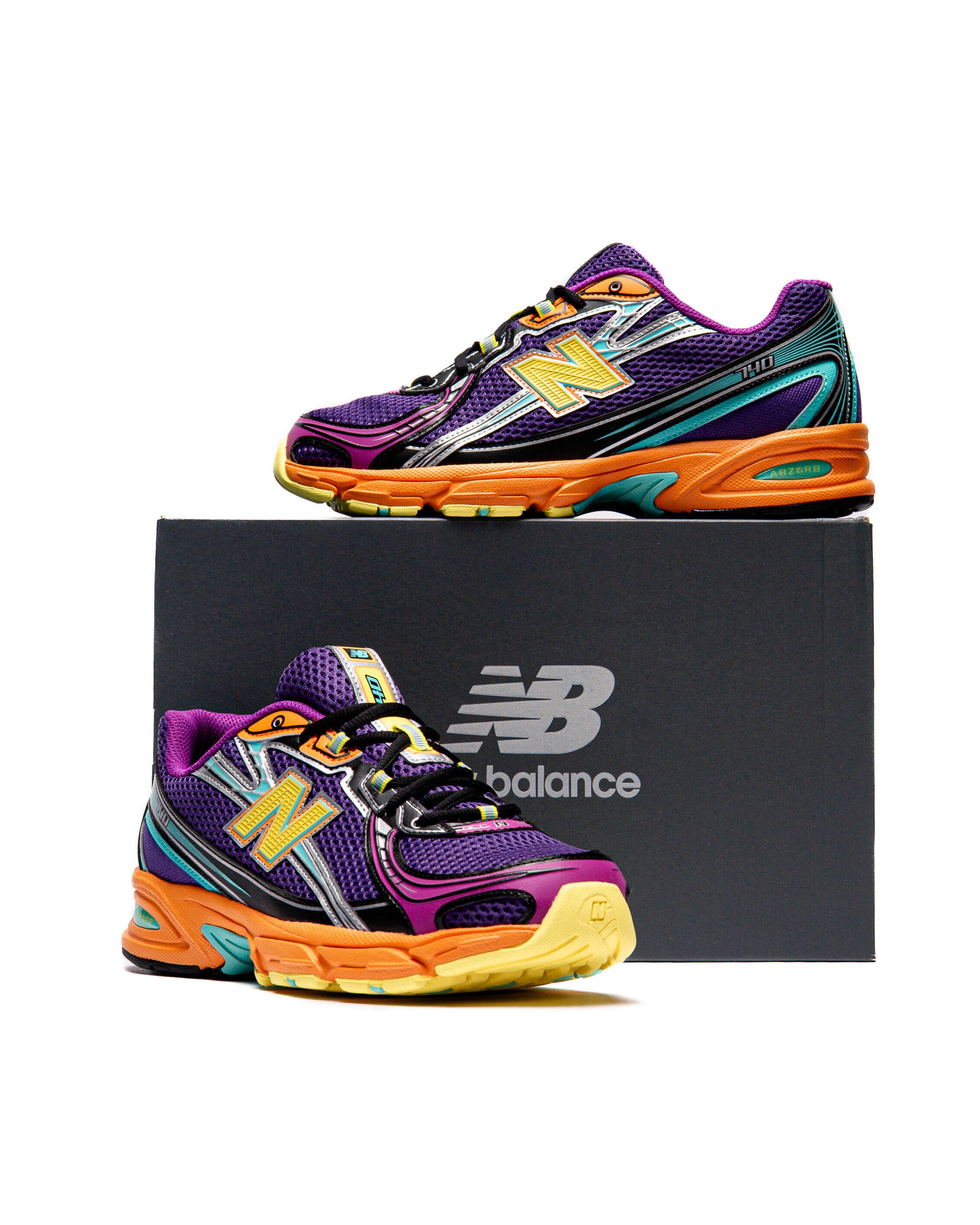 New Balance 740 Pop Purple/Orange -Sneakers Lifestyle Unisex (COD-37F)