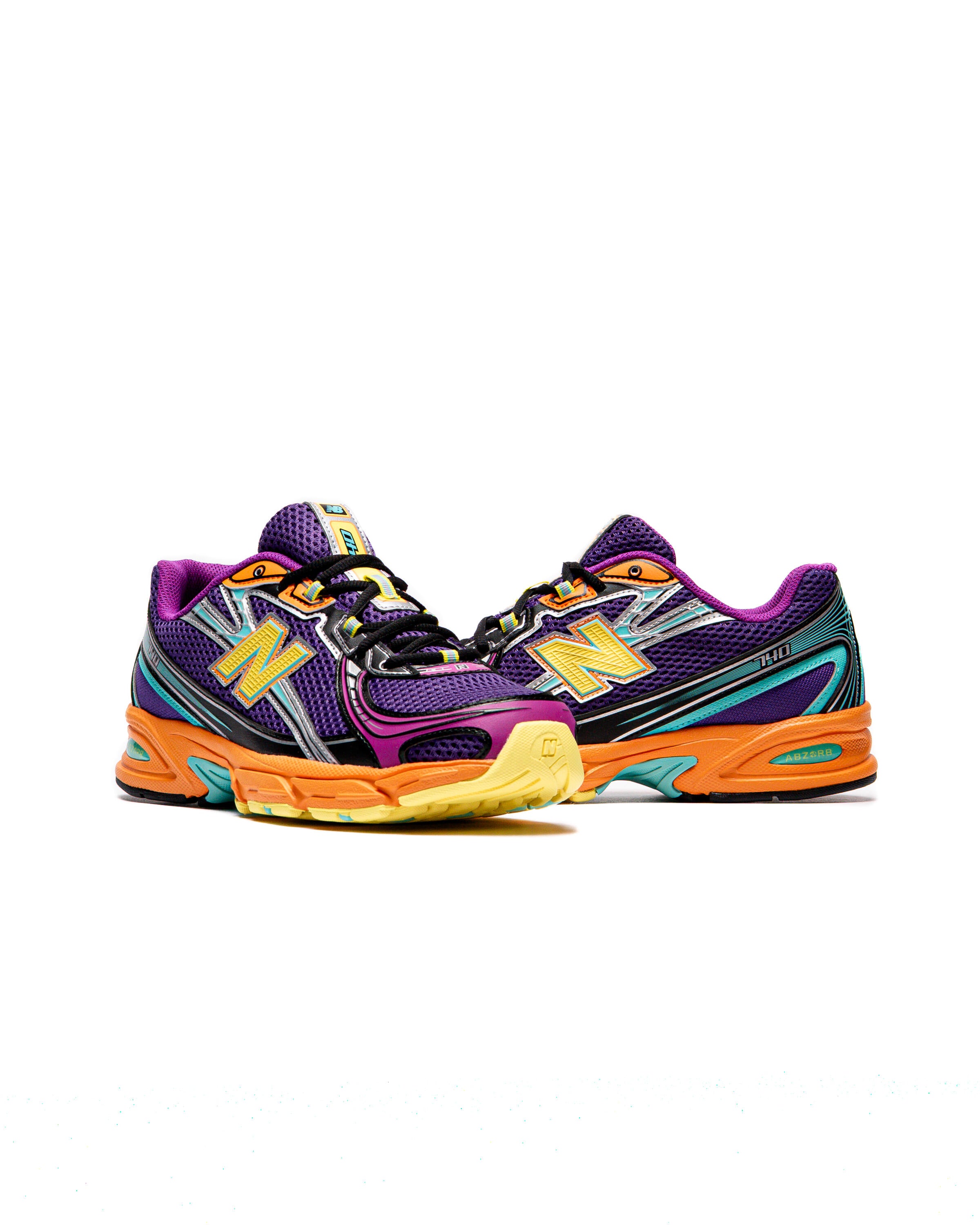 New Balance 740 Pop Purple/Orange -Sneakers Lifestyle Unisex (COD-37F)
