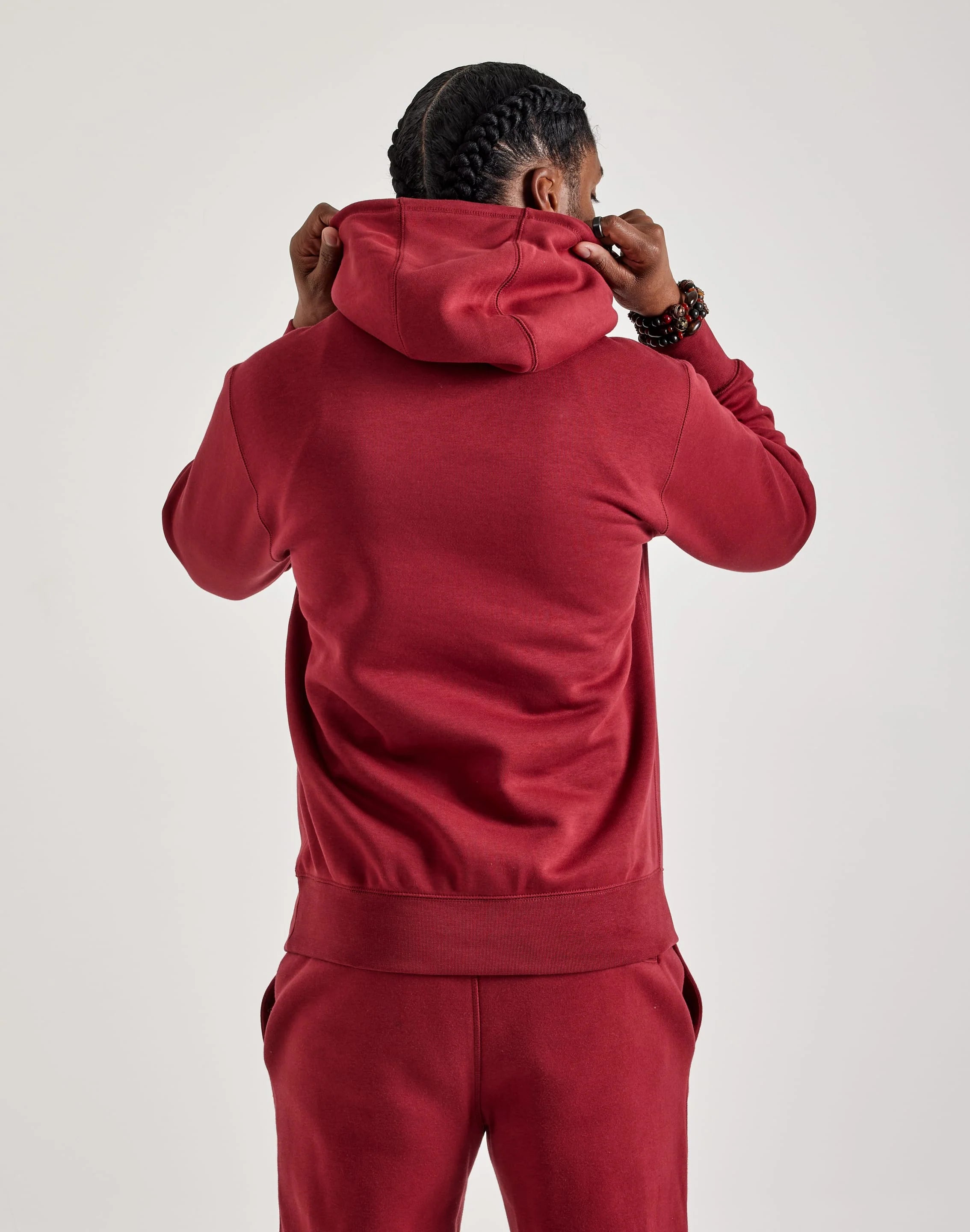 Nike TUTA completa in felpa Bordeaux